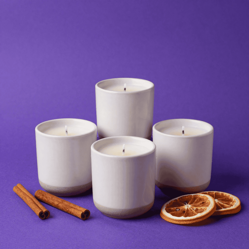 Interieur met aromakaars